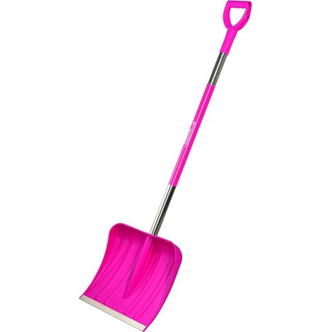 Freund Victoria Schneeschaufel 40 cm Colourline Schneeschieber pink Stiel 105 cm