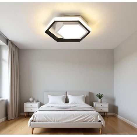 Plafonniers modernes en acrylique, luminaires LED pour couloirs, design créatif, luminaires à faible hauteur de suspension, adaptés aux cuisines et balcons (variation continue de l'intensité)