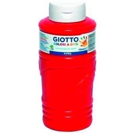 PINTURA DEDOS GIOTTO 750 ml ROJO