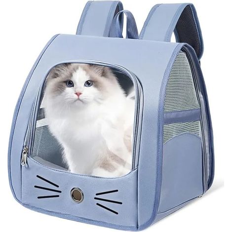 Sac Dos Transport pour Chat/Chien - Espace Respirant - Pour Voyages Multicolore CAISSE DE TRANSPORT (1/5)