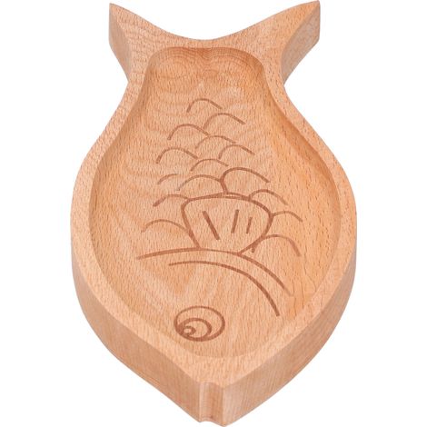 Fischplatte aus Holz, Mehrkorn-Tablett, kreative Obstdessertbox, Tischbonboniere (1/5)