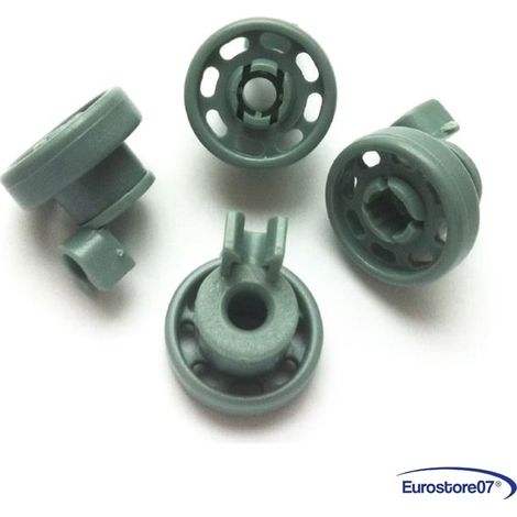 KIT RUOTA CESTELLO LAVASTOVIGLIE BOSCH (00066321, 00424717  HOTPOINT INDESIT 4PZ