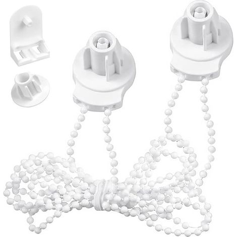 Accessoires pour stores enrouleurs, 2 kits de rechange de 25 mm en plastique sécurisé pour enfants, pour tringles à rideaux/supports de stores occultants (1/5)