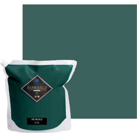 Peinture acrylique mat murs et plafonds 2,5L Bleu Pétrole