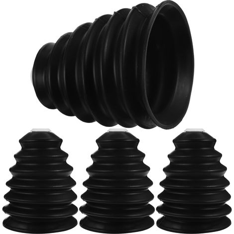 Couvercle Anti-perçage pour Marteau Électrique Noir, 4 Pièces Silicone Extensible, Anneaux en Caoutchouc Inclus, Pose Facile sur Perceuse Manuelle (1/5)