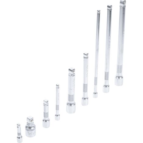 BGS Kippverlängerungs-Satz 6,3 mm (1/4 Zoll), 10 mm (3/8 Zoll), 12,5 mm (1/2 Zoll) 9 teilig (1/3)