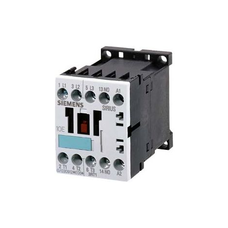 Contattore Potenza, AC-3 7 A, 3 kW / 400 V 1 NC, 48 V AC, 50/60 Hz 3 poli, grandezza S00 Morsetto a vite