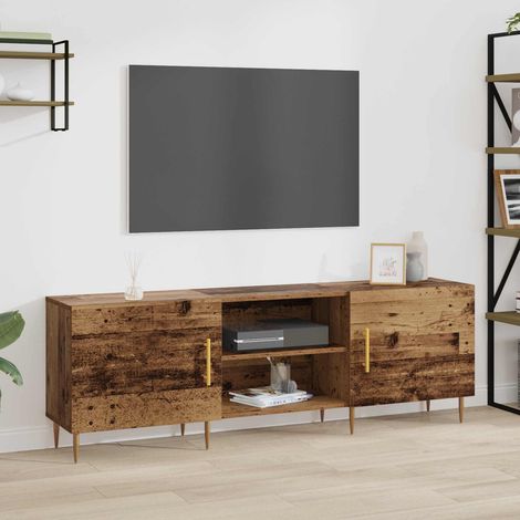 vidaXL  TV Cabinet  Old wood 150 x 30 x 50 cm Engineered wood