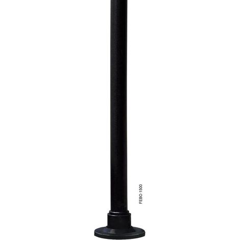 PALO FEBO 1500 NERO 1,5MT IN RESINA FUMAGALLI (1/3)
