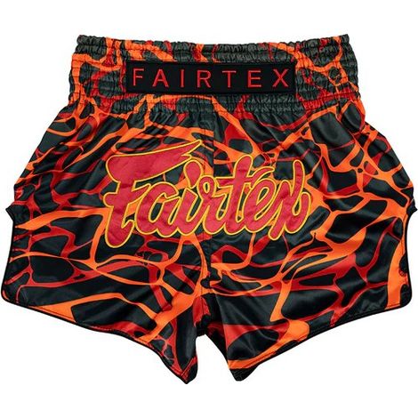 Short de Muay Thai Fairtex Magma BS1926 Rouge/Noir L (1/5)