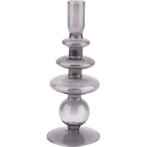 Kerzenhalter aus Glas auf Fuß, ART, Ø 8,5 cm