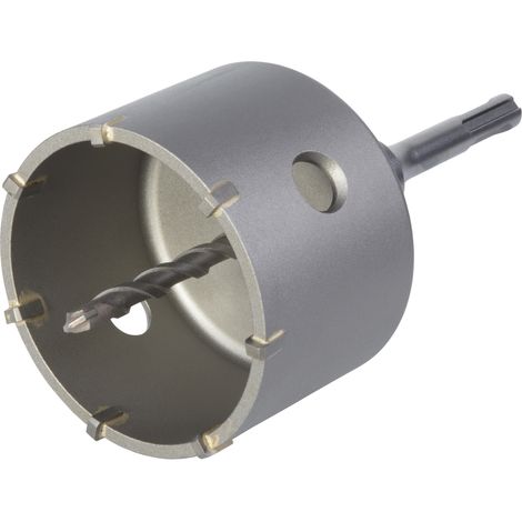 wolfcraft - Trépan CT avec axe pilote SDS-Plus - Diamètre 83 mm - Profondeur de coupe 46 mm. Foret Centreur - réf. 5461000