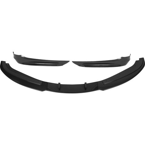 Kit carrosserie 5 pièces pour pare-chocs avant, style fibre de carbone, comprenant un spoiler avant et un splitter, compatible avec BMW Série 3 E90 E91 LCI (2007-2012). (1/5)