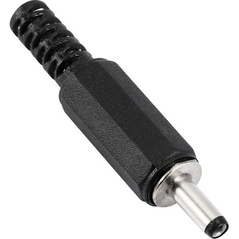 Conector Alimentacion DC Macho Medidas 3,5x1,1x9mm Aereo  15.137/1.1