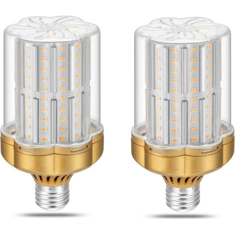 2er-Pack E27 30W LED-Lampen, Warmweiß 3000K (entspricht einer 250W Glühbirne), 3500lm, nicht dimmbar, flimmerfrei