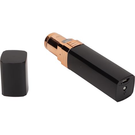 Tondeuse à lèvres électrique portable pour le visage, avec rasoir et crayon à lèvres, câble USB, pour maquillage féminin. (1/5)