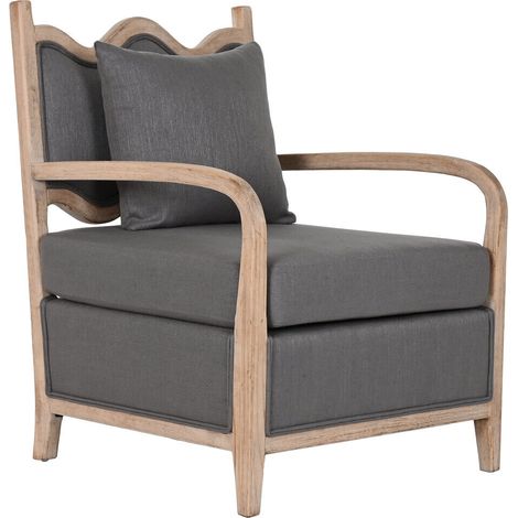DKD Home Decor Fauteuil Gris foncé 66x70x88 cm (1/5)