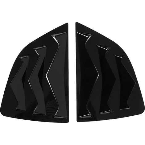 pièces de grilles d aération latérales arrière en ABS noir