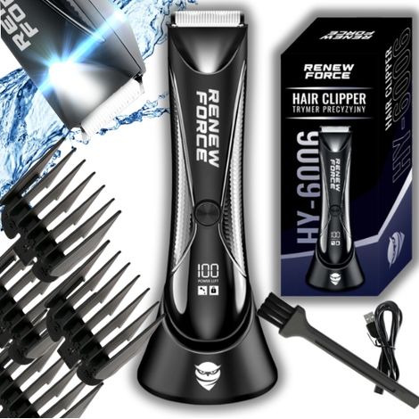 WASSERDICHTER TRIMMER FÜR HAAR, BART UND INTIMATISCHE BEREICHE