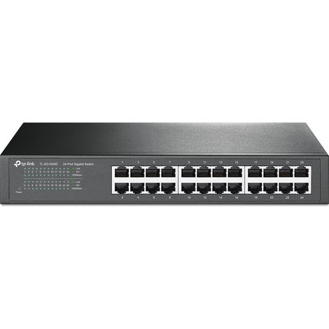 TL-SG1024D No administrado Gigabit Ethernet (10/100/1000) Gris