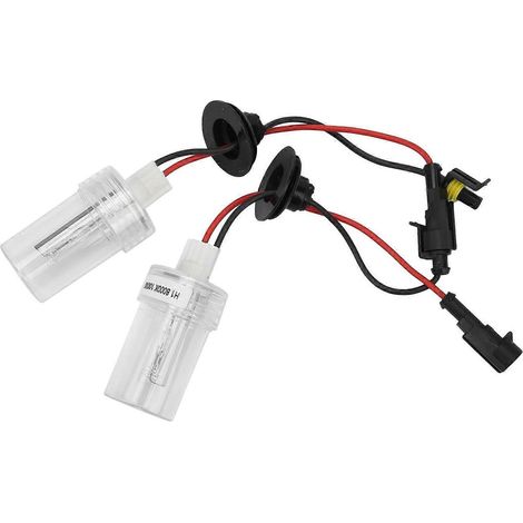 Ampoules de phares au xénon (remplacement d'ampoules HID), 100 W, 8000 K, culot H1 pour voitures 12 V