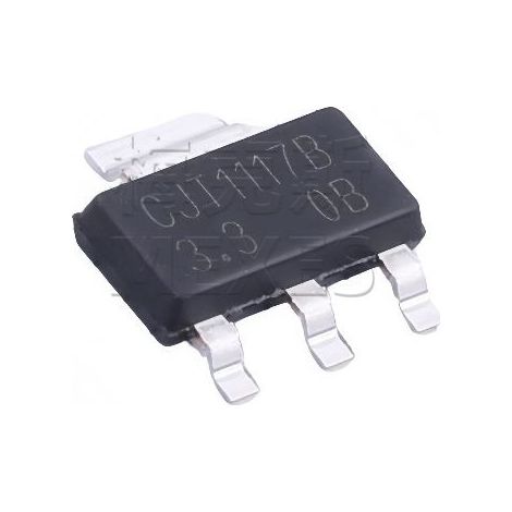 Changdian SCJT1117B-3.3 SOT-223 3,3V 1A Linearregler integrierter Schaltkreis, elektronische Bauteile, 5 Stück.