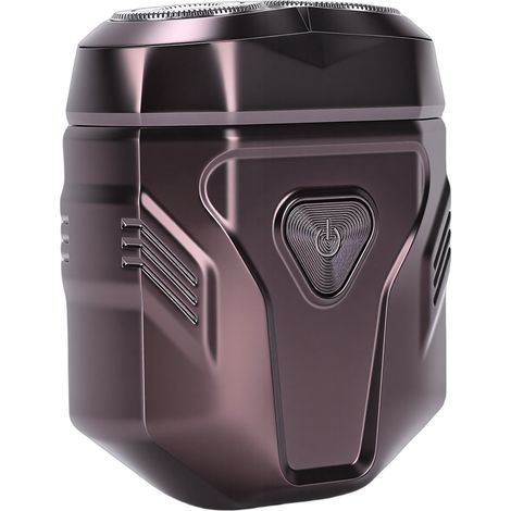 Tondeuse à barbe électrique avec écran LCD, étanche IPX7, lavable et rechargeable, idéale pour les voyages d'affaires. (1/5)