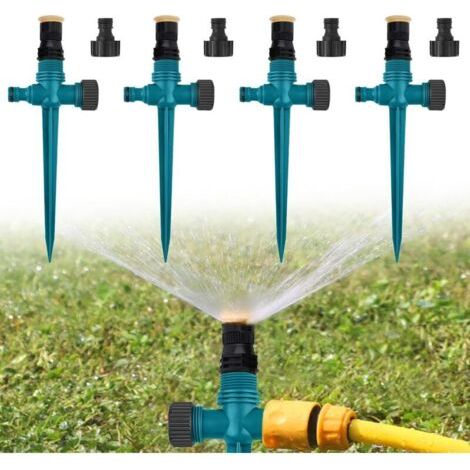 BUNTHAUS Arroseur Jardin   Arroseur Automatique 360°   Convient pour L'Irrigation à 360° (Vert) dans Les Cours, Pelouses, Jardins, Etc
