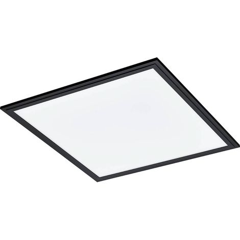 Plafoniera Moderna Salobrena 1 Alluminio Nero Luce Led Integrato 21,5W (1/2)