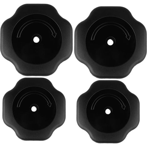 4 pièces bouton d’autocuiseur, poignées de couvercle de casserole, plastique résistant, haute pression, facile à tourner
