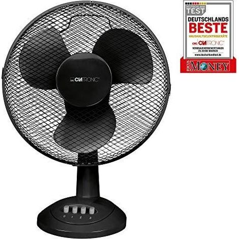 Ventilatore da tavolo Clatronic VL 3602 nero 40 watt