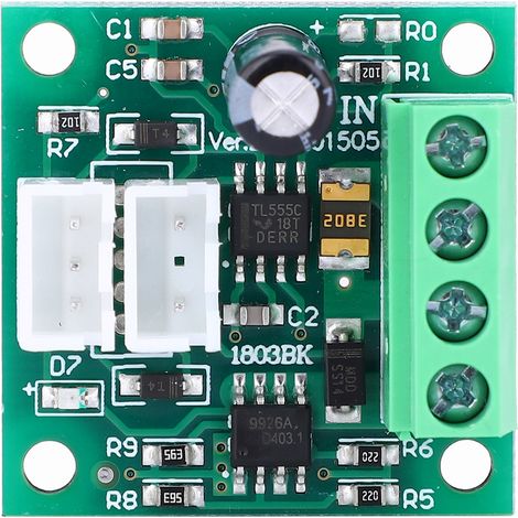 Module régulateur de vitesse PWM DC 1.8V-12V 2A contrôleur de moteur à courant continu, variateur électronique ajustable pour bricolage, faible tension 3V 5V 6V, module de puissance (1/5)