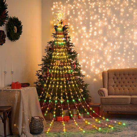 Guirlande lumineuse de Noël étanche en forme d'étoile à cinq branches (3 m, lumière chaude) (1/5)