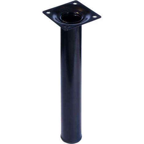Piede Tondo Nero 30 x 150 mm
