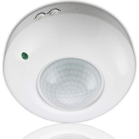 PIR motion detector, ceiling mounting, 360°, max. 1200 W