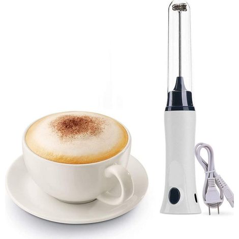 Mélangeur électrique portatif, portable et rechargeable pour café et œufs. (1/5)