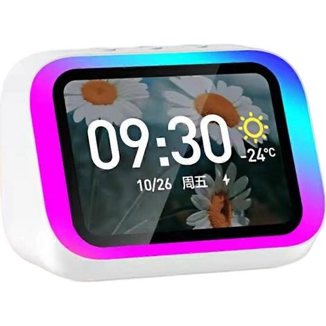 AI Intelligent Bluetooth 5.4 Enceinte avec HD Écran Tactile Display,electronic P O Album,hi-Fi Stereo,voice Commande (1/5)