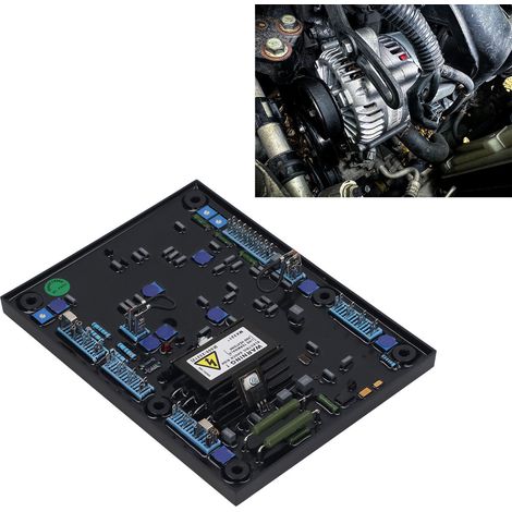 Groupe électrogène diesel sans balais MX321 avec régulateur de tension automatique, régulateur de tension AVR et stabilisateur de tension (170-220 V) (1/5)