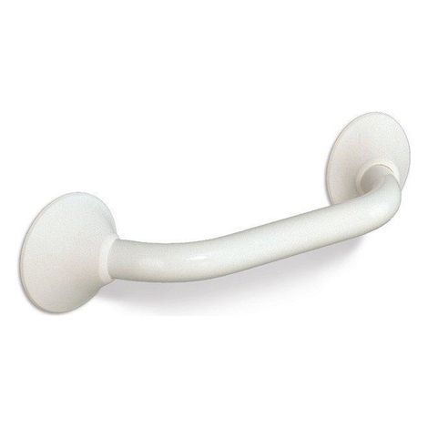 Handicare Linido Ergogrip barre d"appui murale 90cm inox revêtu blanc (1/5)