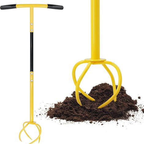 Cultivateur de Jardin Avec Manche - Griffe de Sol Manuelle et Désherbage - Twist Tiller Garden Claw (1/5)