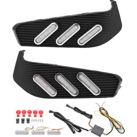 2pcs Car Daytime Running Light 3LED Front Bumper Replacement for Chevrolet Malibu XL 20162018 (1/3)
