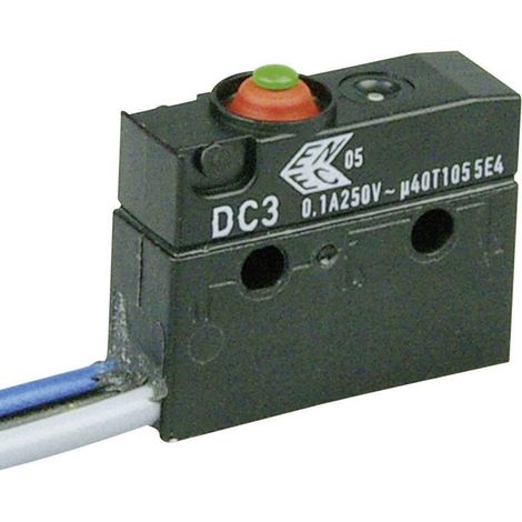 ZF DC3C-C3AA Microinterruttore DC3C-C3AA 250 V/AC 0.1 A 1 x On / (On) IP67 Momentaneo 1 pz.