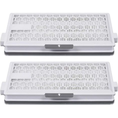 Filtre Aspirateur Air Clean Plus 50 pour Miele Complete C3 Powerline S8340 Filtre d'aspirateur, Air Clean SF-HA 50 pour Complete C2 C3 Compact C1 C2, lot de 2-DOU