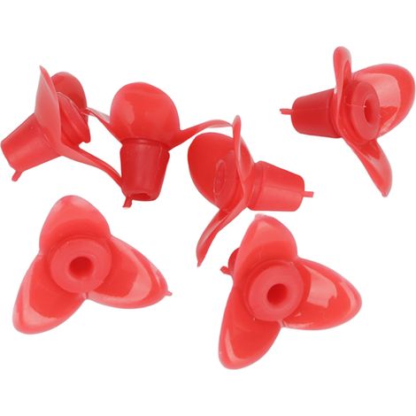 30-teiliges Ersatzteilset für blumenförmige Vogelfutterhäuschen aus Kunststoff, Nachfüllpackungen für den Garten, rot (1/5)