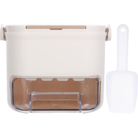 à Glaçons Grosse Capacité en Plastique avec Couvercle et Presseur (1/5)
