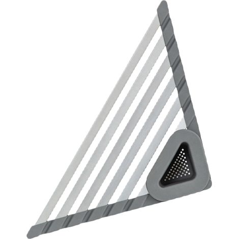 Organisateur d'évier carré Étagère d'angle de cuisine (1/5)