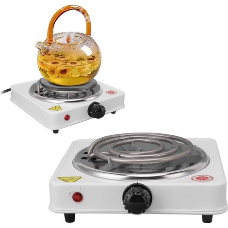 Elektroherd, kleiner Elektroherd, Elektroherd mit Heizelement, gusseiserne Kochplatte, Tee- und Kaffeekocher (1/5)