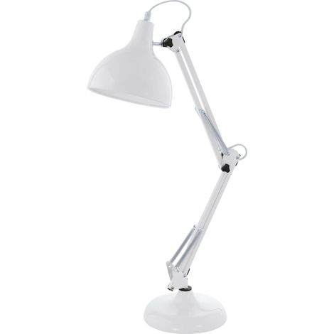 Lampe de table Borgillio, lampe de bureau vintage 1 flamme au design (1/5)
