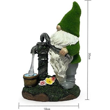 Figurine de nain de jardin amusante, figurines de jardin naines résistantes aux intempéries