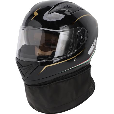 Casque intégral avec cache-cou amovible, doublure respirante et confortable, vélo léger pour hommes et femmes.